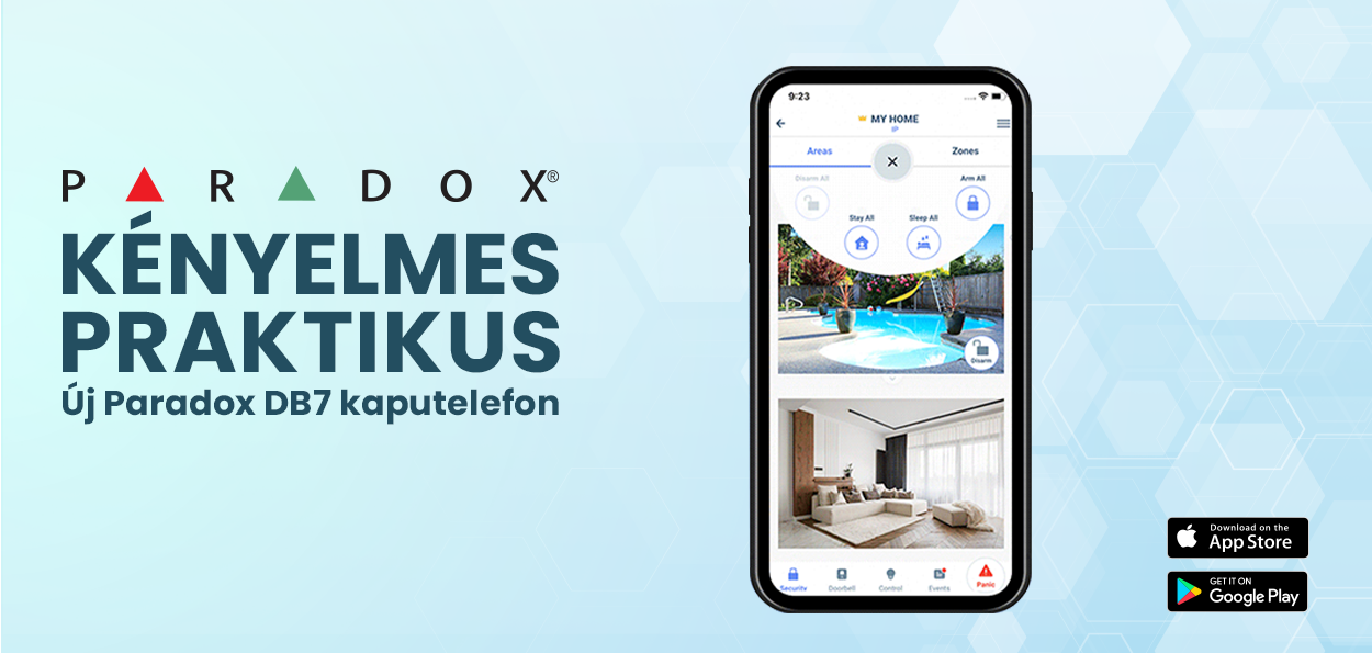 Paradox DB7 Doorbell – riasztórendszer kicsit másképp