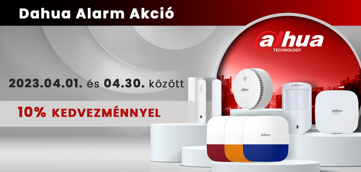 Dahua Alarm akció a Power Biztonságtechnika kínálatában