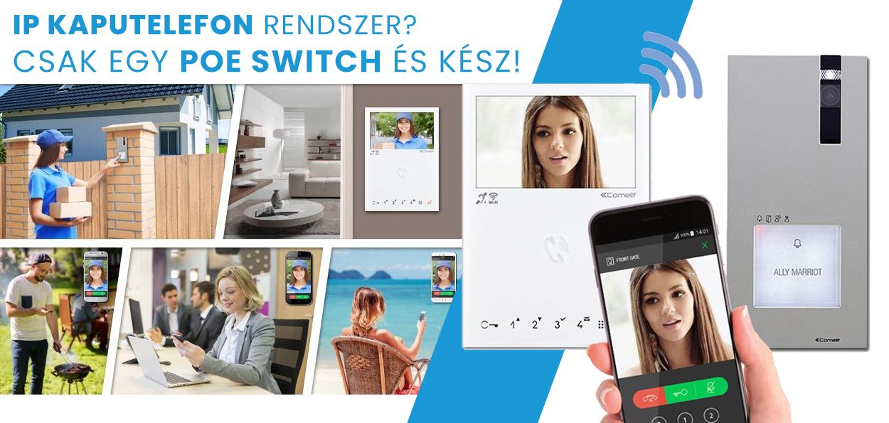 IP kaputelefon rendszer? Csak egy POE switch és kész!