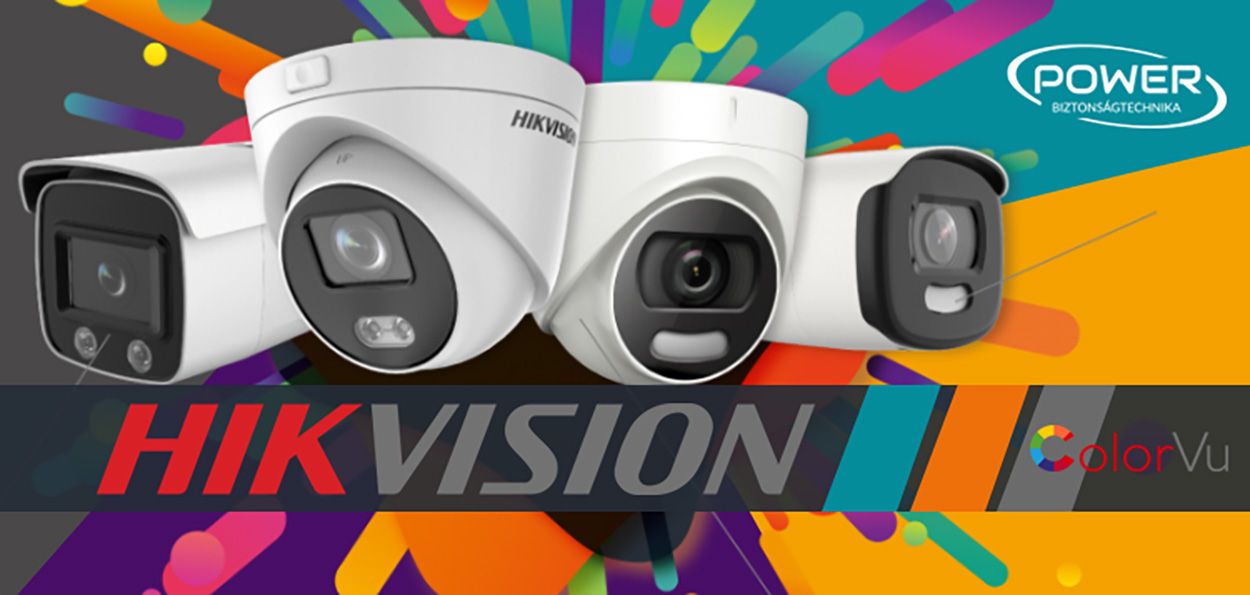 Második generációs Hikvision ColorVU kamerák